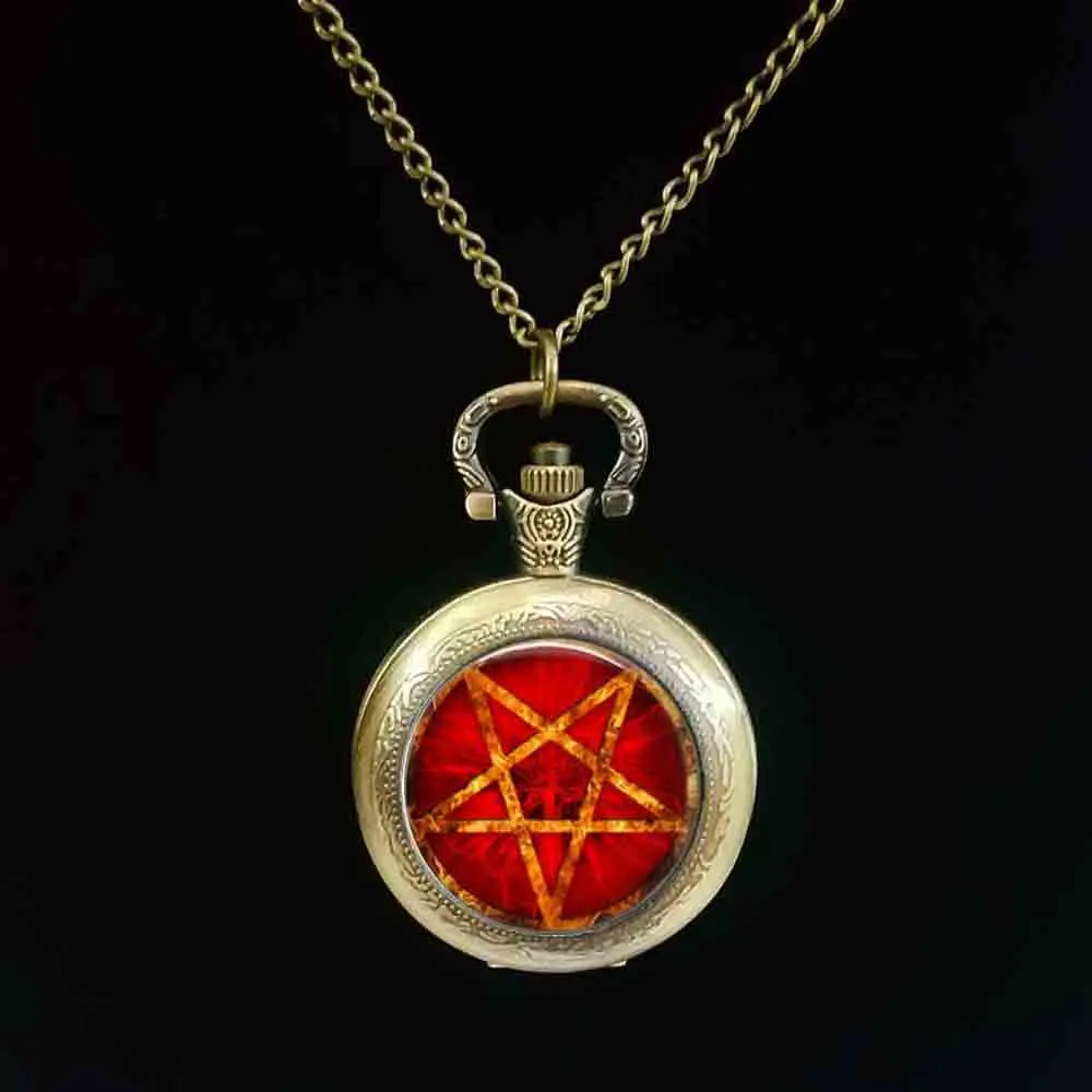 3 colors Red stars witchcraft pocket watch charms jewelry crystal hidden personality pentagram pocket watch
3 colors Red stars witchcraft pocket watch charms jewelry crystal hidden personality pentagram pocket watch