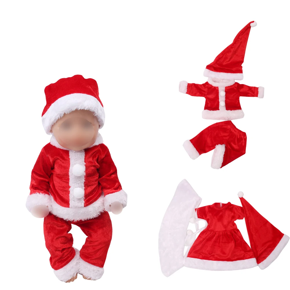 43 cm baby dolls Clothes new born Christmas dress suit Hat baby toys fit American 18 inch Girls doll f646
43 cm baby dolls Clothes new born Christmas dress suit Hat baby toys fit American 18 inch Girls doll f646