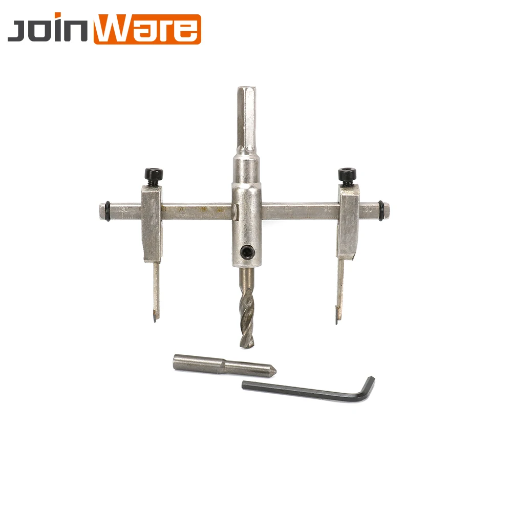 30mm-130mm Adjustable Circle Hole Cutter Set With Wood Metal Hole Saw Drill Bit DIY Power Tools for Woodworking Hot Sale
30mm-130mm Adjustable Circle Hole Cutter Set With Wood Metal Hole Saw Drill Bit DIY Power Tools for Woodworking Hot Sale