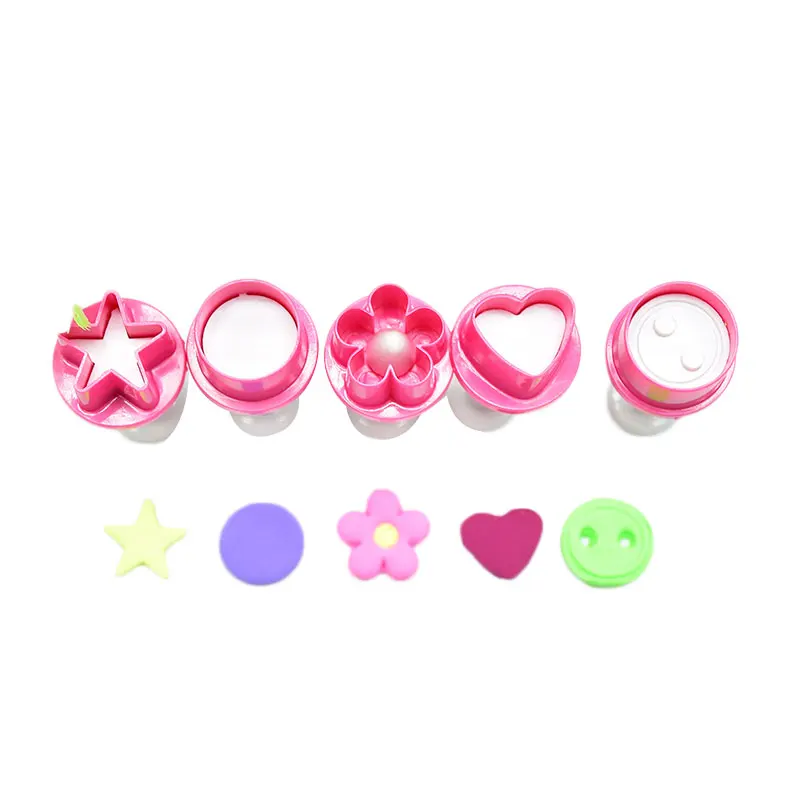 5 шт. резак для выпечки торта Плунжер форма печенья мастики DIY инструменты формы |