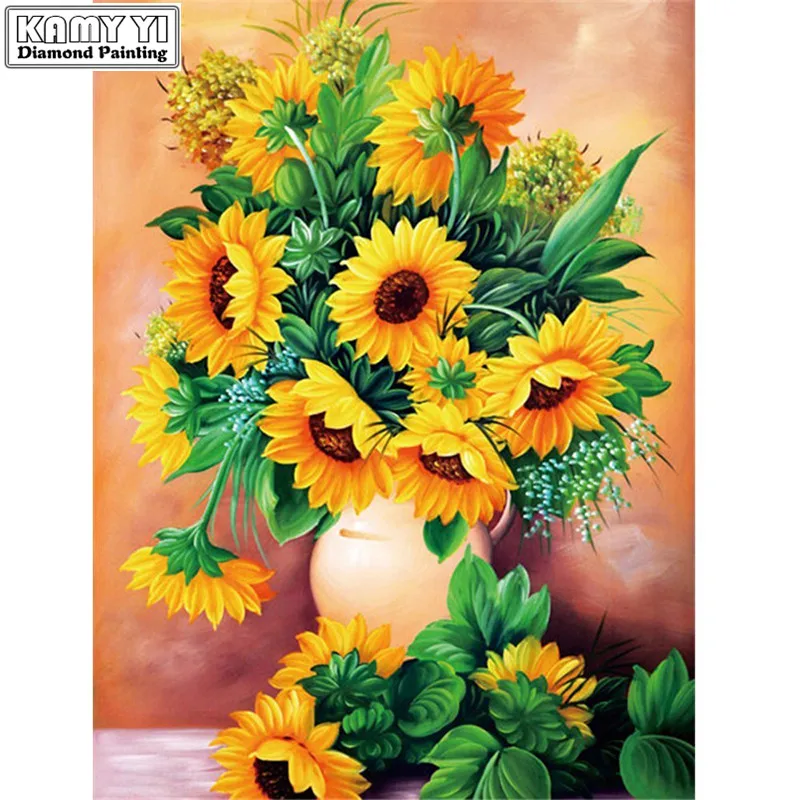 Diamond Embroidery Sunflowers Needlework 5D DIY Diamond Painting Flower Full Square Rhinestones Mosaic Home Decoration
Diamond Embroidery Sunflowers Needlework 5D DIY Diamond Painting Flower Full Square Rhinestones Mosaic Home Decoration