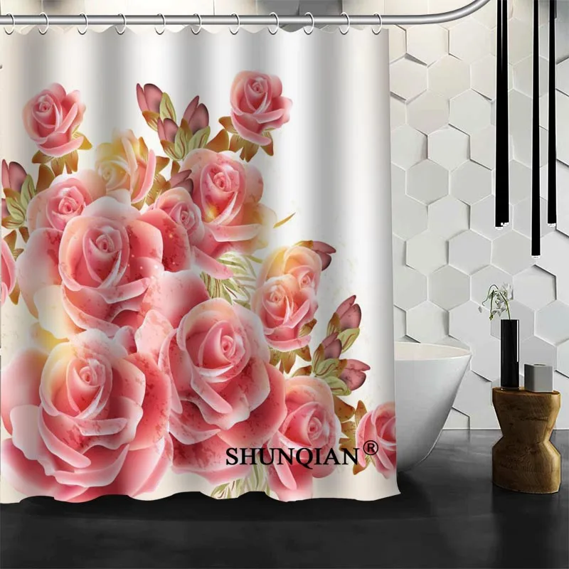 Hot Sale Bathroom Curtains flower vector Shower Curtain Custom Waterproof Polyester Fabric Curtain For Bathroom
Hot Sale Bathroom Curtains flower vector Shower Curtain Custom Waterproof Polyester Fabric Curtain For Bathroom