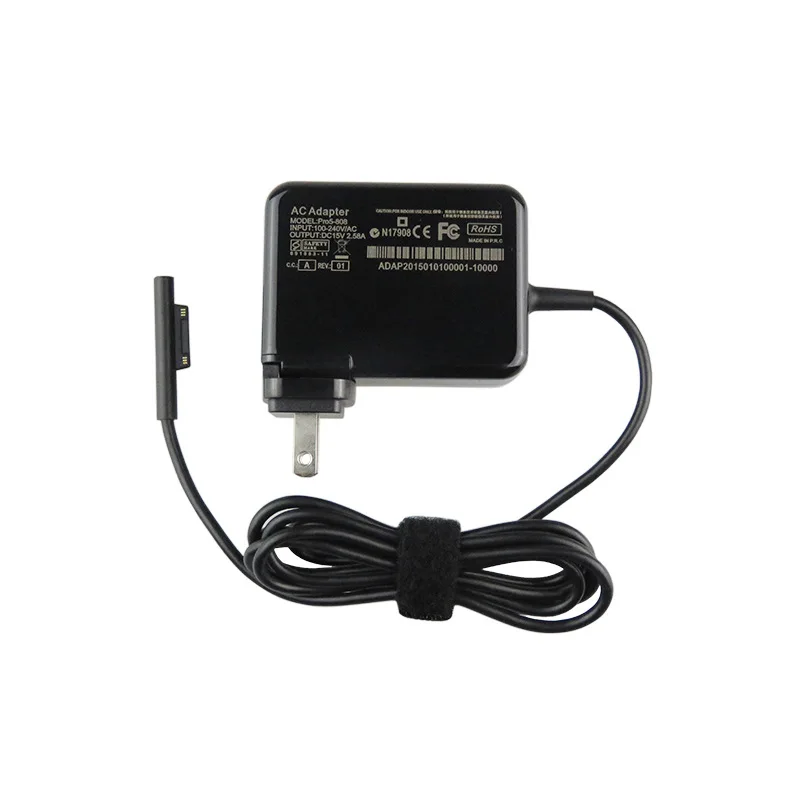 15V 2.58A Adapter Power Cord Replacement for Microsoft Surface Pro 3 Pro 4 Pro 5 i5 i7 Tablet & Surface Book & Surface Laptop
15V 2.58A Adapter Power Cord Replacement for Microsoft Surface Pro 3 Pro 4 Pro 5 i5 i7 Tablet & Surface Book & Surface Laptop