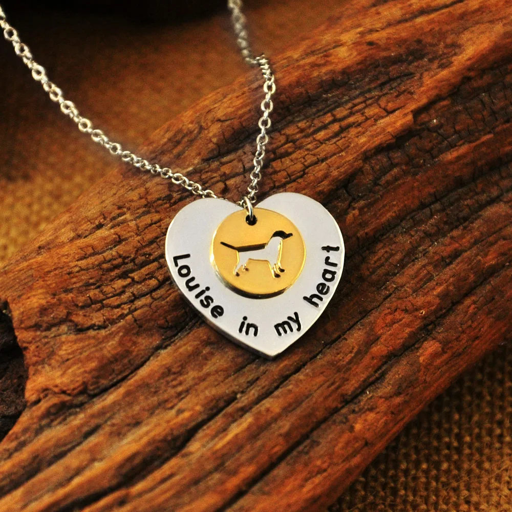 Labrador Necklace,Dog in My Heart,Dog Charm, Dog Silhouette Charm,Personalized Dog Necklace
Labrador Necklace,Dog in My Heart,Dog Charm, Dog Silhouette Charm,Personalized Dog Necklace
