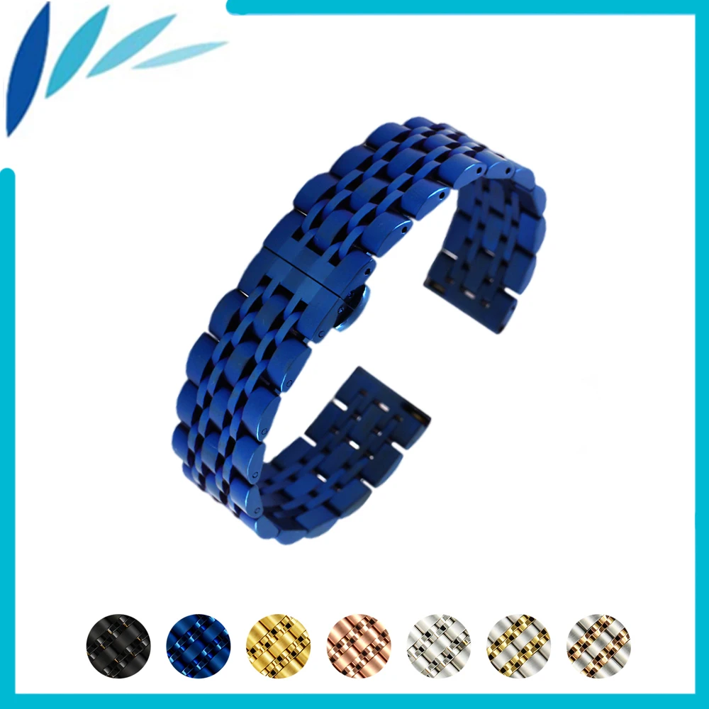 Stainless Steel Watch Band 20mm 22mm for Luminox Butterfly Buckle Strap Quick Release Loop Belt Bracelet Black Silver + Tool
Stainless Steel Watch Band 20mm 22mm for Luminox Butterfly Buckle Strap Quick Release Loop Belt Bracelet Black Silver + Tool