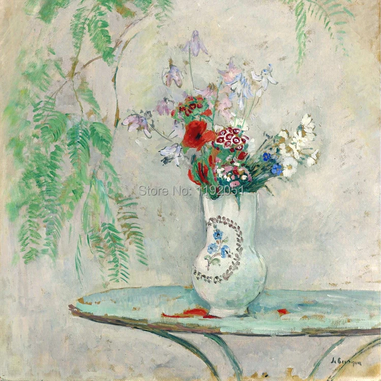 pastoral flower canvas painting still life painting masterpiece reproduction Henri Lebasque Jug with Flowers
pastoral flower canvas painting still life painting masterpiece reproduction Henri Lebasque Jug with Flowers