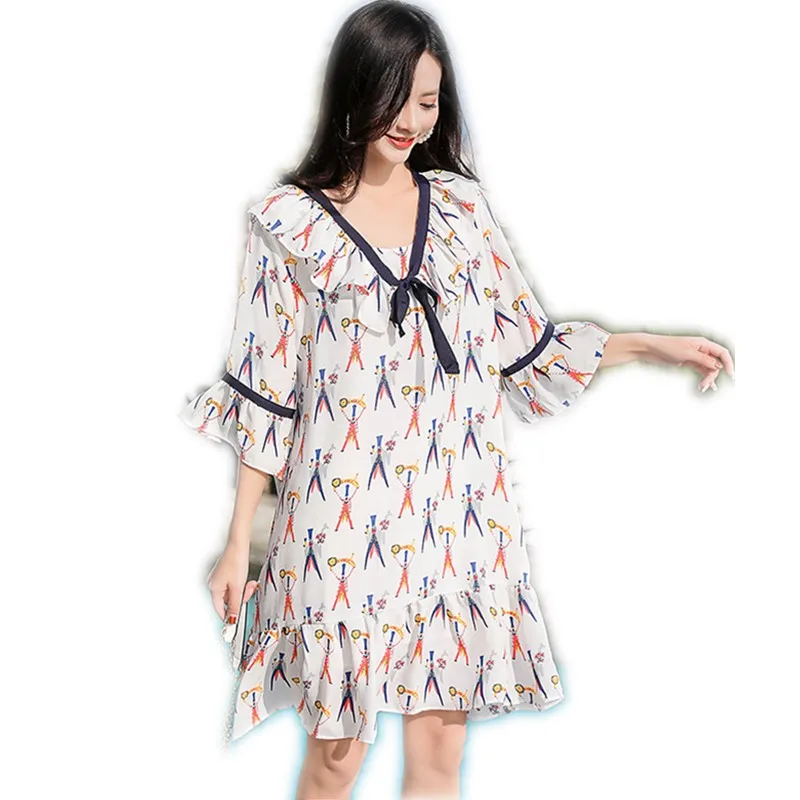 Pregnancy Clothing New Fashion Maternity Dress Loose Big Size Summer Dresses Pregnant Dress Three Quarter Sleeve Plus Size
Pregnancy Clothing New Fashion Maternity Dress Loose Big Size Summer Dresses Pregnant Dress Three Quarter Sleeve Plus Size