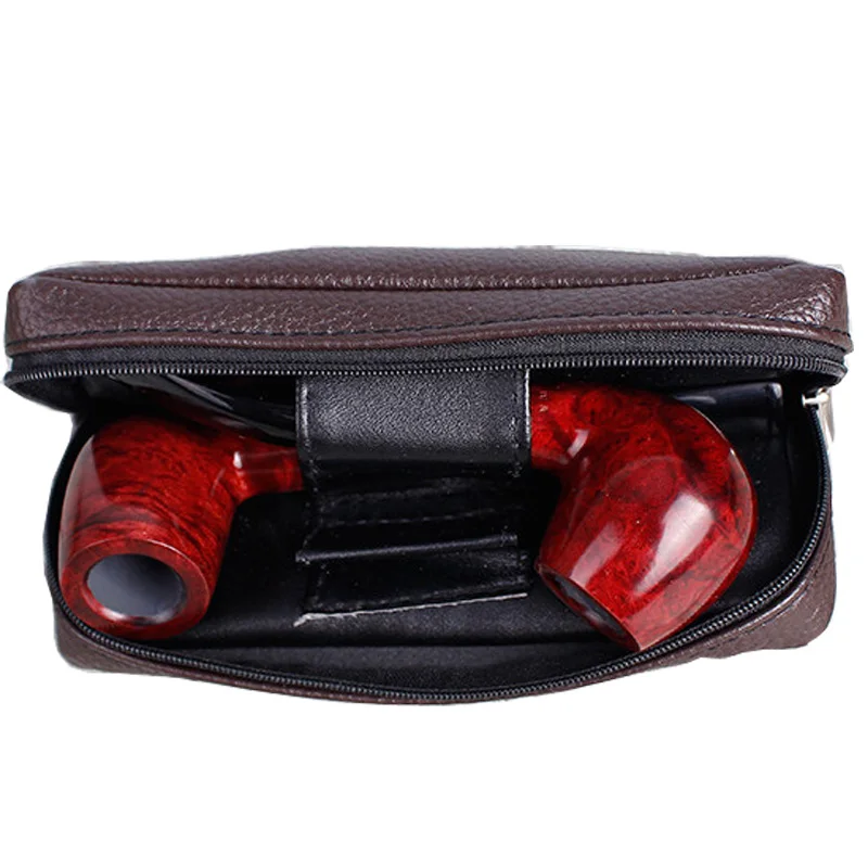 Top PU Leather Smoking Pipe Bag Suit for 2 Smoking Pipes Tobacco Pouch Holder Cigarette Smoking Pipes Storage
Top PU Leather Smoking Pipe Bag Suit for 2 Smoking Pipes Tobacco Pouch Holder Cigarette Smoking Pipes Storage