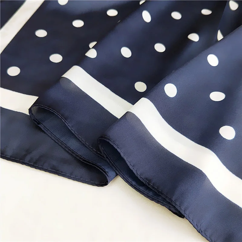 YOUHAN 2020 Fashion Women Silk Scarf Flower Dot Printed Square Scarf Spring Summer Lady Scraves 5 Colors Head Scarf 70*70cm
YOUHAN 2020 Fashion Women Silk Scarf Flower Dot Printed Square Scarf Spring Summer Lady Scraves 5 Colors Head Scarf 70*70cm