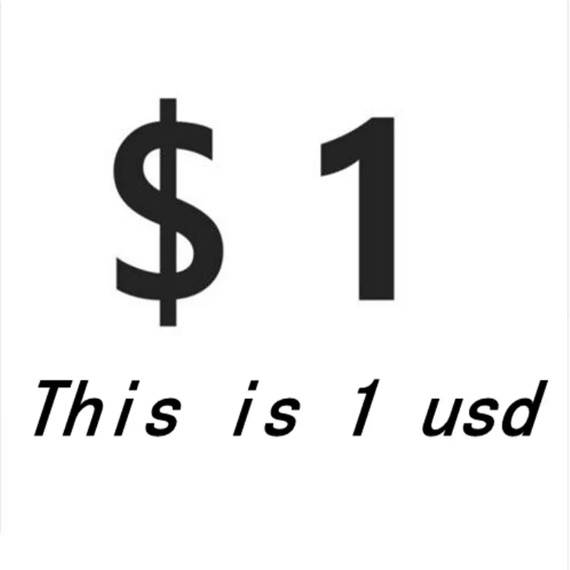 ONE usd THIS is for Wholesale Quantity Extra Cost or Express Freight Do Not Pay before Contact Us !
ONE usd THIS is for Wholesale Quantity Extra Cost or Express Freight Do Not Pay before Contact Us !