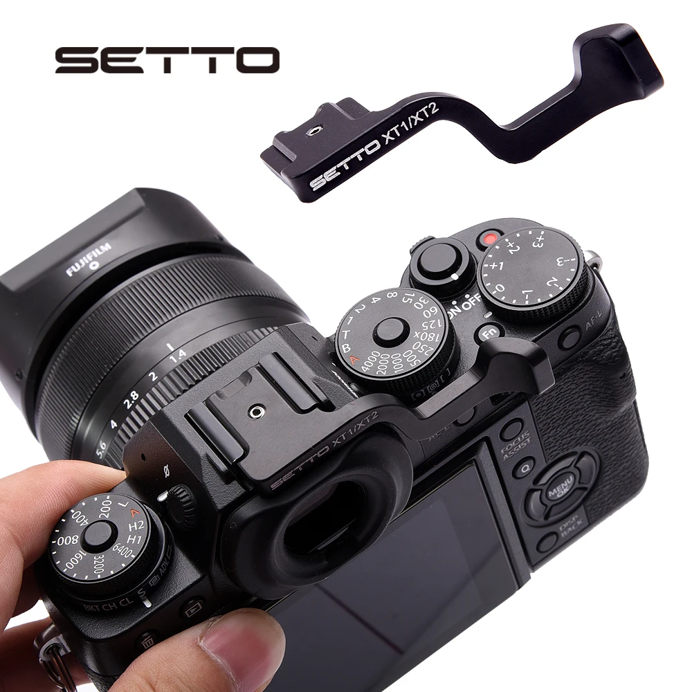 SETTO Thumb Rest Thumb Grip Hot Shoe Cover For Fujifilm XT1 X-T1 XT2 XT-2 X-T3 XT3 XT100 Camera
SETTO Thumb Rest Thumb Grip Hot Shoe Cover For Fujifilm XT1 X-T1 XT2 XT-2 X-T3 XT3 XT100 Camera