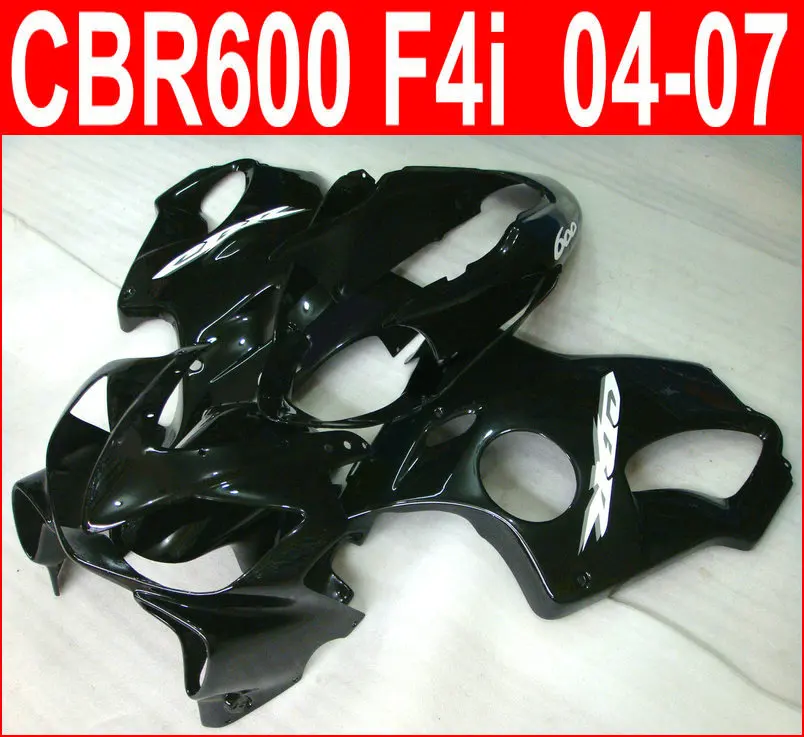 Набор обтекателей для Honda CBR600 F4I 04-07, глянцевые черные Обтекатели CBR600RR F4I 2004-2007 TB015
Набор обтекателей для Honda CBR600 F4I 04-07, глянцевые черные Обтекатели CBR600RR F4I 2004-2007 TB015