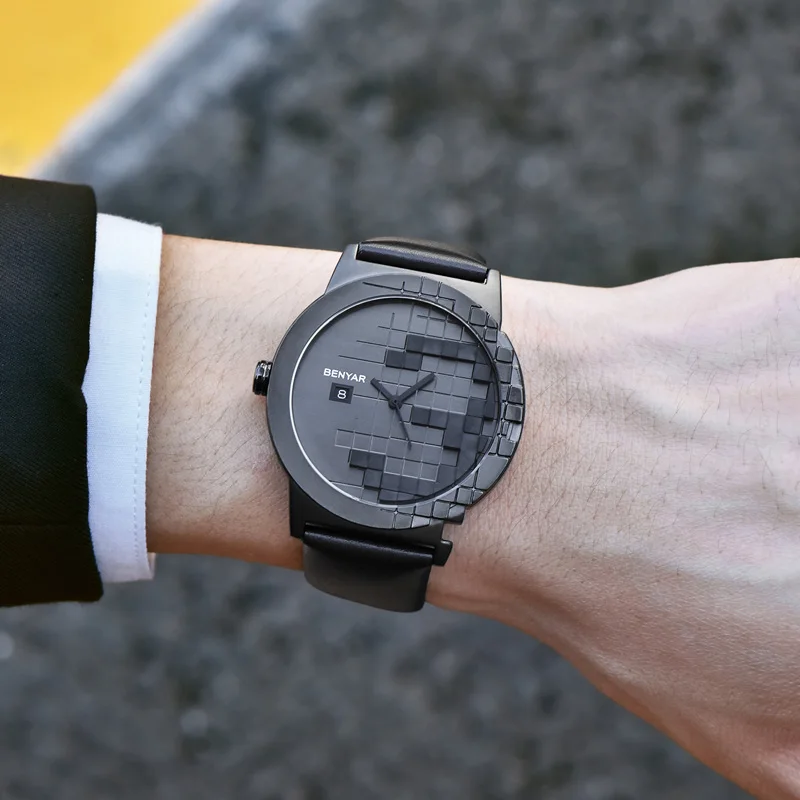 BENYAR 2019 luxury top brand men's watches quartz analog 3D leather watch men army military sports wristwatch Relogio Masculino
BENYAR 2019 luxury top brand men's watches quartz analog 3D leather watch men army military sports wristwatch Relogio Masculino