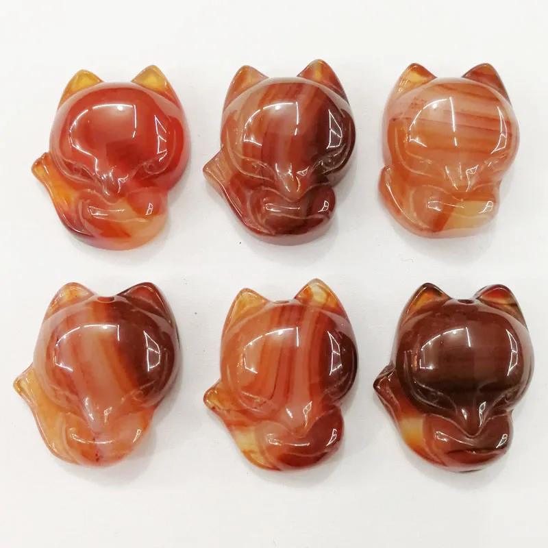 Wholesale Fashion high quality natural red onyx Stone charms Carved fox Pendants for diy jewelry making 6pcs/lot Free shipping
Wholesale Fashion high quality natural red onyx Stone charms Carved fox Pendants for diy jewelry making 6pcs/lot Free shipping