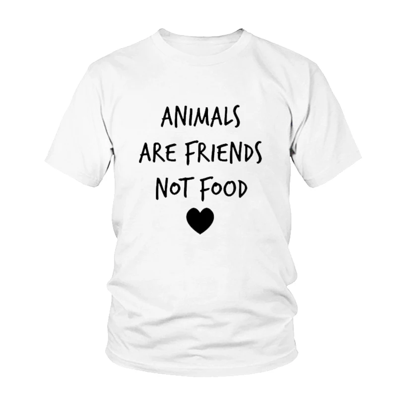 ANIMALS ARE FRIENDS Not Food Letters Print Women Tshirts Cotton Casual Funny Casual T Shirts For Lady Top Tee Hipster Drop Ship
ANIMALS ARE FRIENDS Not Food Letters Print Women Tshirts Cotton Casual Funny Casual T Shirts For Lady Top Tee Hipster Drop Ship
