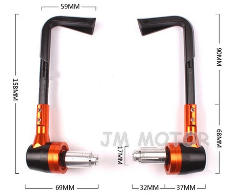 CNC Aluminum Alloy 22mm(7/8 inch) Brake Clutch Levers Protect Guard For Monster 696 796 821 1200S 749S/R 1098/S/Tricolor
CNC Aluminum Alloy 22mm(7/8 inch) Brake Clutch Levers Protect Guard For Monster 696 796 821 1200S 749S/R 1098/S/Tricolor