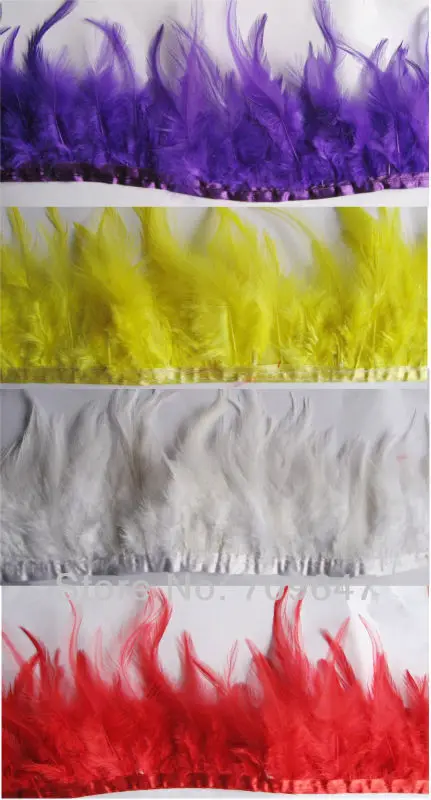 Multicolor Hackle Feather Fringe Trim 2 Yards/lot Height 9-14cm Crafts/Costume/Sewing/Millinery,ruban plume
Multicolor Hackle Feather Fringe Trim 2 Yards/lot Height 9-14cm Crafts/Costume/Sewing/Millinery,ruban plume