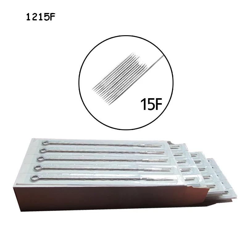 1215F Pre-Made Disposable Sterilized Tattoo Needles Flat Shader Needles 316 Stainless Steel for tattoo tips 50PCS/Box
1215F Pre-Made Disposable Sterilized Tattoo Needles Flat Shader Needles 316 Stainless Steel for tattoo tips 50PCS/Box