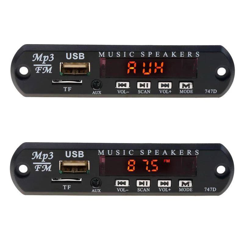 Wireless FM Receiver 5V 12V Car MP3 Player Decoder Board Audio Module Radio Wma FM TF USB 3.5mm AUX Speakers Not Bluetooth
Wireless FM Receiver 5V 12V Car MP3 Player Decoder Board Audio Module Radio Wma FM TF USB 3.5mm AUX Speakers Not Bluetooth