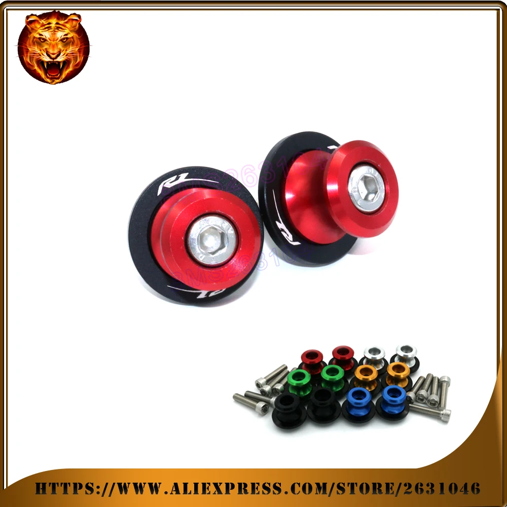 For YAMAHA YZF R1 M/R1S YZF-R1M YZFR1 R1 YZFR1 2008-2017 Motorcycle CNC Aluminum Swingarm Spools slider 0.236inch stand Screws
For YAMAHA YZF R1 M/R1S YZF-R1M YZFR1 R1 YZFR1 2008-2017 Motorcycle CNC Aluminum Swingarm Spools slider 0.236inch stand Screws
