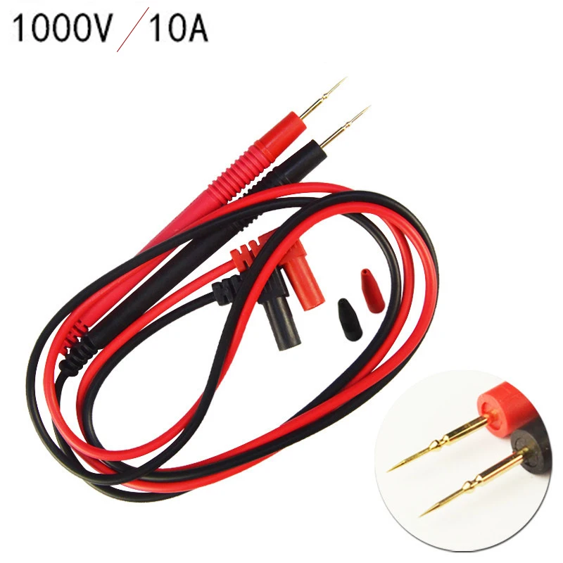 1.1m Universal Multimeter Probe 1000V 10A Test Leads Cable for IC Pin Grip Portable Grip Measurement Accessories
1.1m Universal Multimeter Probe 1000V 10A Test Leads Cable for IC Pin Grip Portable Grip Measurement Accessories