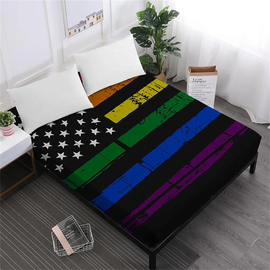Stars Stripes Flag Bed Sheet Red Blue American Flag Fitted Sheet King Queen Bedclothes Festival Gift Mattress Cover Home Decor
Stars Stripes Flag Bed Sheet Red Blue American Flag Fitted Sheet King Queen Bedclothes Festival Gift Mattress Cover Home Decor