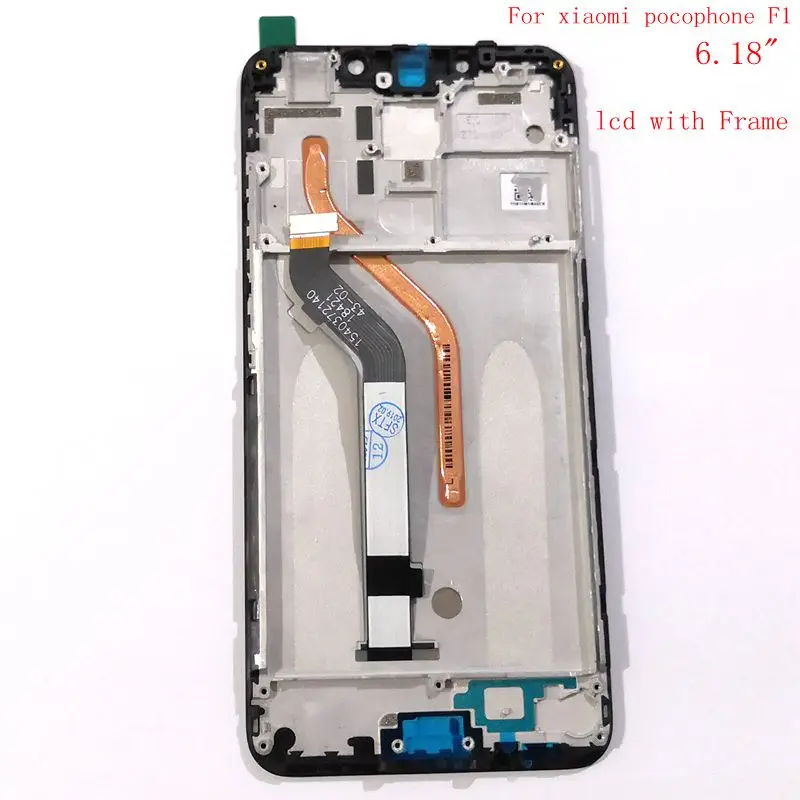 ЖК-дисплей для xiaomi pocophone F1 с сенсорной панелью, экран с дигитайзером в стеклянной рамке для poco f1, сменный ЖК-экран
ЖК-дисплей для xiaomi pocophone F1 с сенсорной панелью, экран с дигитайзером в стеклянной рамке для poco f1, сменный ЖК-экран