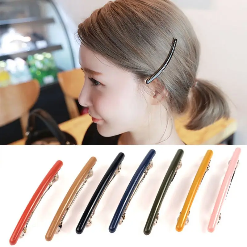 Korean Style 9CM Long Spring Hairgrip Sweet Candy Color Acrylic Ladies Girls Side Bangs French Hair Clips Cute One Word Barrette
Korean Style 9CM Long Spring Hairgrip Sweet Candy Color Acrylic Ladies Girls Side Bangs French Hair Clips Cute One Word Barrette