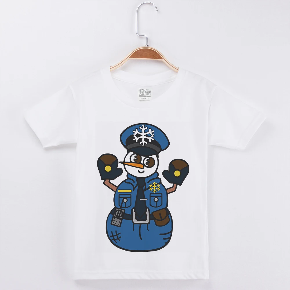 Kids T Shirts White Basic Girl Tshirt Short Sleeve Cotton O-Neck Funny T-Shirt Child Shirt Boy Snowman Printed Tees Popular Tops
Kids T Shirts White Basic Girl Tshirt Short Sleeve Cotton O-Neck Funny T-Shirt Child Shirt Boy Snowman Printed Tees Popular Tops
