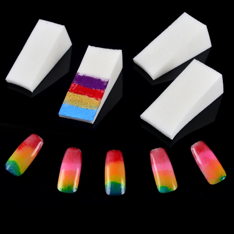 Wholesale 50Pcs Gradient Nails Soft Sponges For Nail Polish Color Fade Woman DIY Acrylic Makeup Manicure Nail Art Accessory
Wholesale 50Pcs Gradient Nails Soft Sponges For Nail Polish Color Fade Woman DIY Acrylic Makeup Manicure Nail Art Accessory