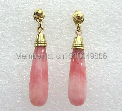 Charming green/ red /colorful pink jade danlge earrings free shipping | Украшения и аксессуары