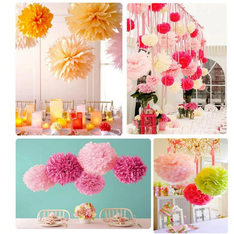 1/10 pieces 10/15/20/25/30cm handmade Pom Poms paper flower ball wedding party Christmas decoration DIY home hanging flower
1/10 pieces 10/15/20/25/30cm handmade Pom Poms paper flower ball wedding party Christmas decoration DIY home hanging flower