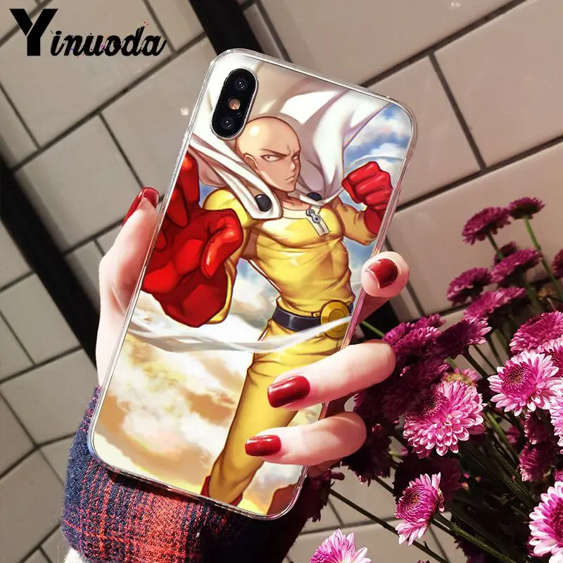 11pro MAX ONE PUNCH MAN TPU Мягкий силиконовый чехол для телефона iPhone 5 5Sx 6 7 7plus 8 8Plus X XS XR |