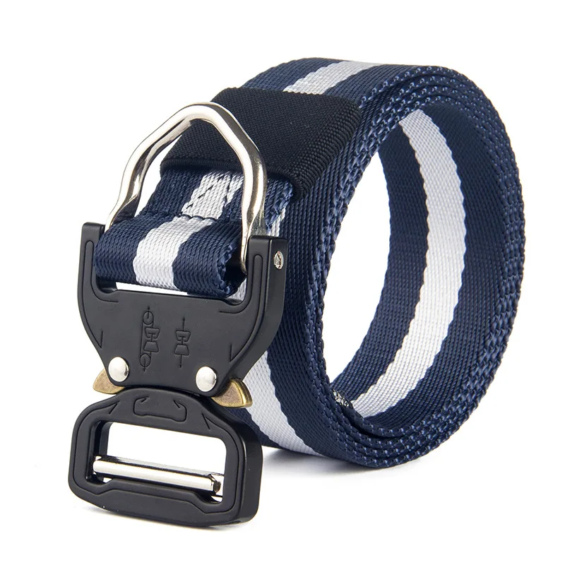 115CM Military Tactical Belt Waist Strap Metal Buckle Belt Automatic Canvas Jeans Belt Men Outdoor Waistband
115CM Military Tactical Belt Waist Strap Metal Buckle Belt Automatic Canvas Jeans Belt Men Outdoor Waistband