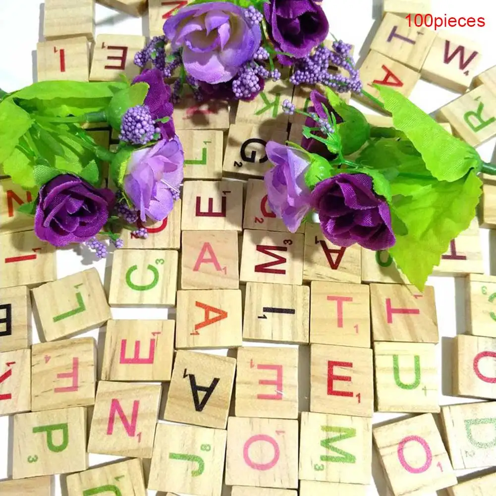 100Pcs Wood Scrabble Tiles Colorful Letters Numbers For Crafts Wood Alphabet Toy M09
100Pcs Wood Scrabble Tiles Colorful Letters Numbers For Crafts Wood Alphabet Toy M09
