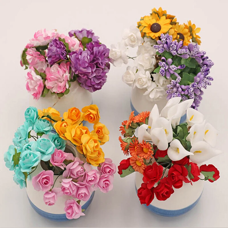 10 Styles Handmade Bouquet Artificial Flowers For Doll House Fake Purple Lavender Carnation Rose Sunflower Calla Lily Doll Decor
10 Styles Handmade Bouquet Artificial Flowers For Doll House Fake Purple Lavender Carnation Rose Sunflower Calla Lily Doll Decor