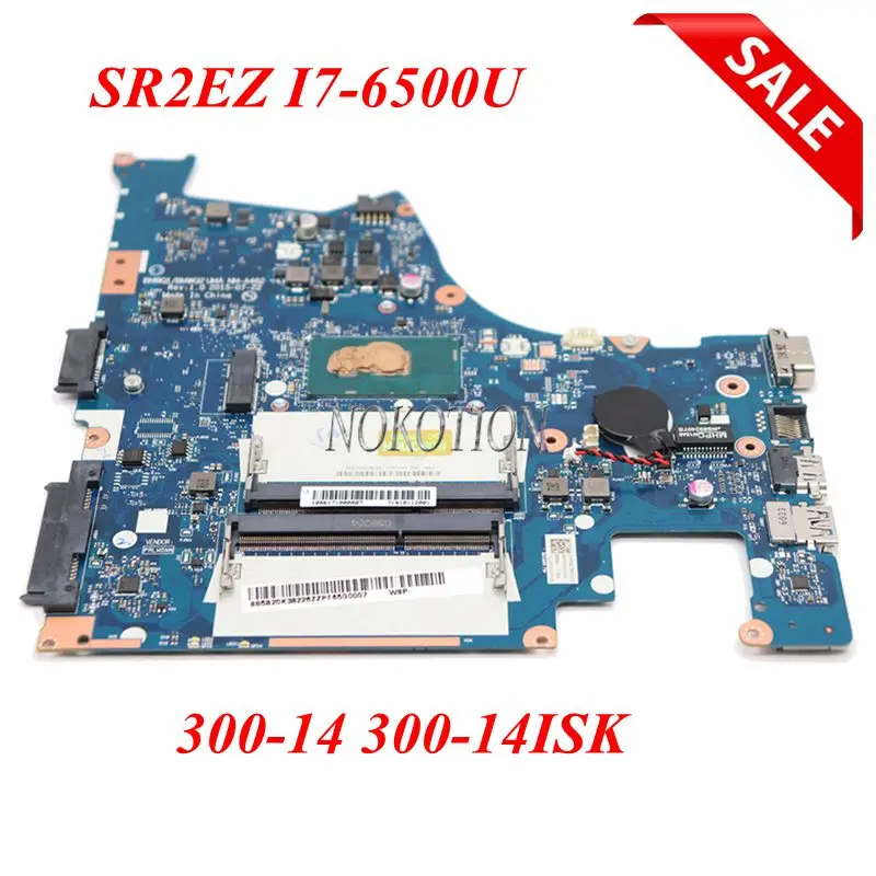 Материнская плата NOKOTION BMWQ1 BMWQ2 для ноутбука Lenovo IdeaPad 300-14 300-14ISK FRU 5B20K38187 14 дюймов с SR2EZ
Материнская плата NOKOTION BMWQ1 BMWQ2 для ноутбука Lenovo IdeaPad 300-14 300-14ISK FRU 5B20K38187 14 дюймов с SR2EZ