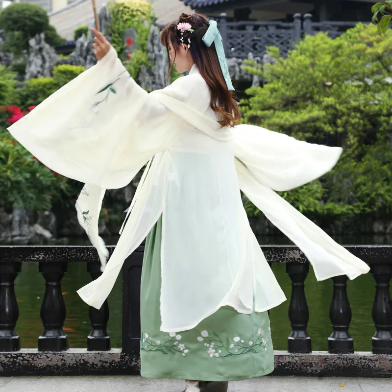 Платье Hanfu в китайском стиле для женщин одежда сказочной принцессы китайский