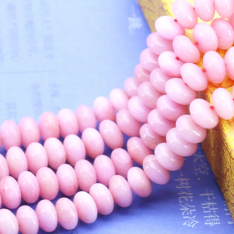 5x8mm light pink abacus shaped chalcedony loose beads 15" 2 piece/lot beautiful hot DIY jewelry making
5x8mm light pink abacus shaped chalcedony loose beads 15" 2 piece/lot beautiful hot DIY jewelry making
