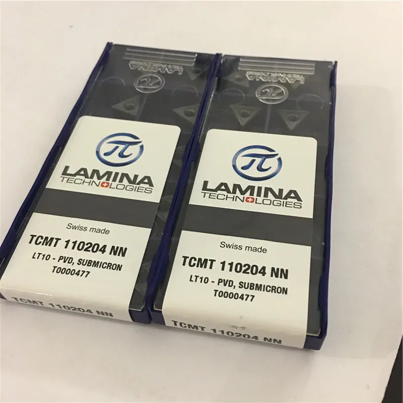 TCMT110204-NN LT10 100% Original LAMINA carbide insert with the best quality 10pcs/lot free shipping
TCMT110204-NN LT10 100% Original LAMINA carbide insert with the best quality 10pcs/lot free shipping