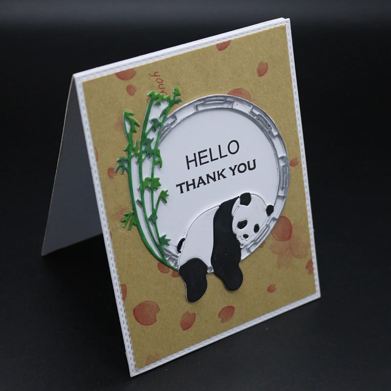 ZhuoAng panda Metal cutting mold scrapbook album embossing DIY paper card making decorative mold process
ZhuoAng panda Metal cutting mold scrapbook album embossing DIY paper card making decorative mold process