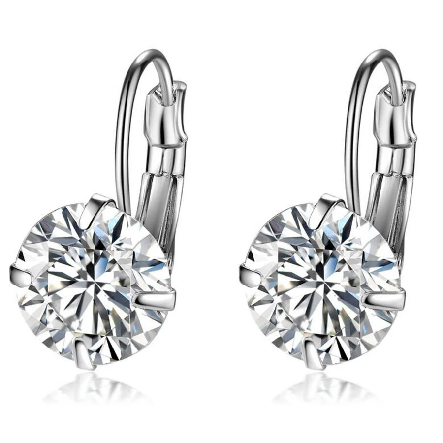 Luxury Stainless Steel Flower Design Stud Earrings with Zircon Stone Women Birthday Gift Bijouterie
Luxury Stainless Steel Flower Design Stud Earrings with Zircon Stone Women Birthday Gift Bijouterie
