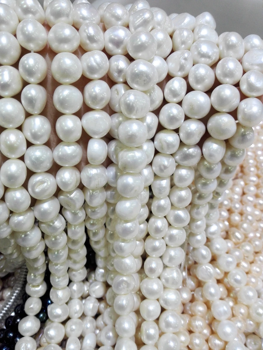 One Strands Real Pearl Bead 12mm Bright White Pearl Baroque Natural Freshwater Pearl loose beads 35cm / 15inch
One Strands Real Pearl Bead 12mm Bright White Pearl Baroque Natural Freshwater Pearl loose beads 35cm / 15inch
