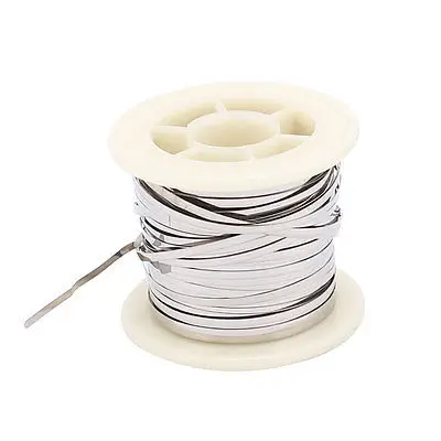 

10M 33Ft 0.2x2mm Nichrome Flat Heater Wire for Heating Elements