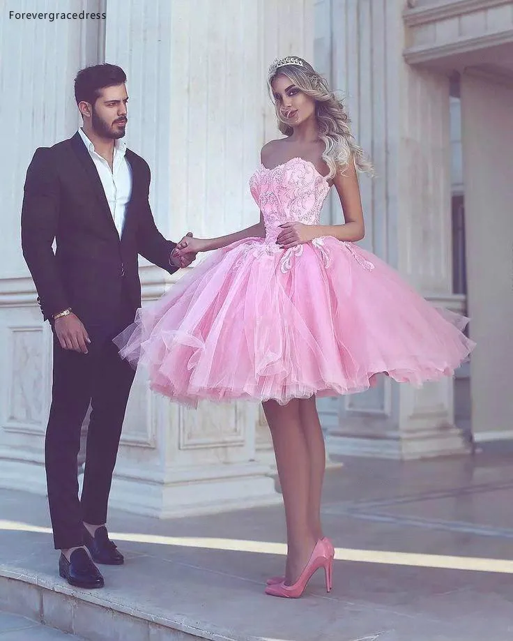 2019 Cheap Short Sweetheart Homecoming Dress Pink A Line Knee Length Graduation Cocktail Party Dress Plus Size Custom Made
2019 Cheap Short Sweetheart Homecoming Dress Pink A Line Knee Length Graduation Cocktail Party Dress Plus Size Custom Made