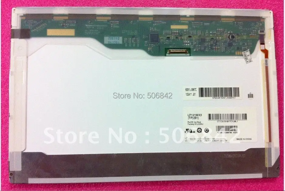 12,1 "ноутбук светодиодный экран LP121WX3 (TP) (B1) LP121WX3 TPB1 для HP 2540 P, 30pin 1280*800
12,1 "ноутбук светодиодный экран LP121WX3 (TP) (B1) LP121WX3 TPB1 для HP 2540 P, 30pin 1280*800
