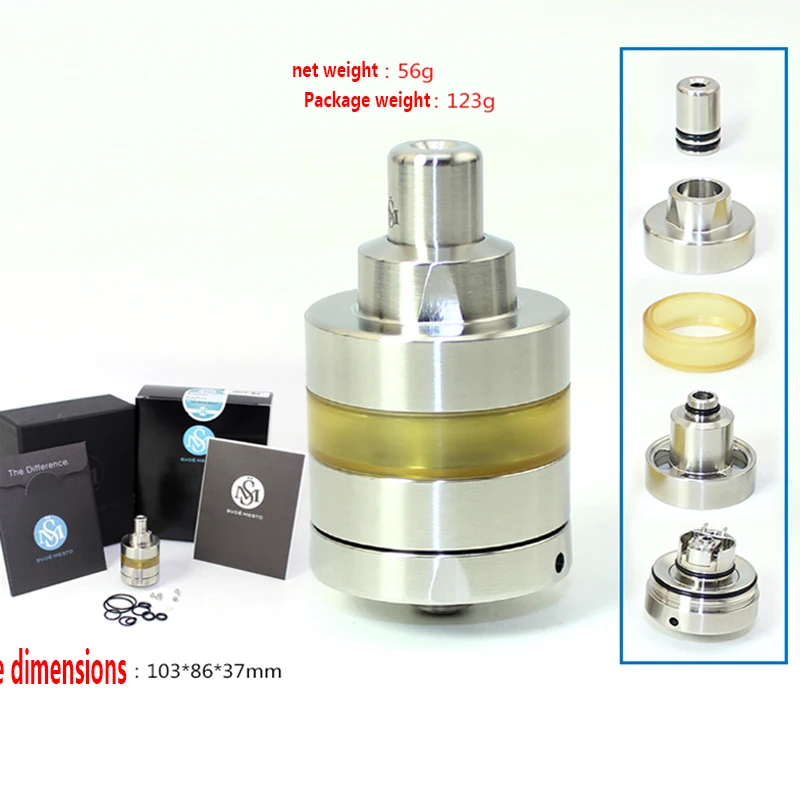 2 шт. новейший SXK KF KAYFUN LITE 316 ss 22 мм мл воздухозаборник регулируемая Нижняя заправка