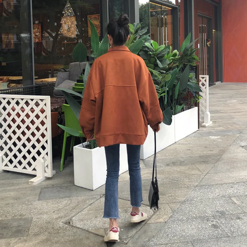 Brand Women Jackets Solid Spring and Autumn Button Fashion Female Coats longSleeves Loose Jackets Drop Shipping W8
Brand Women Jackets Solid Spring and Autumn Button Fashion Female Coats longSleeves Loose Jackets Drop Shipping W8
