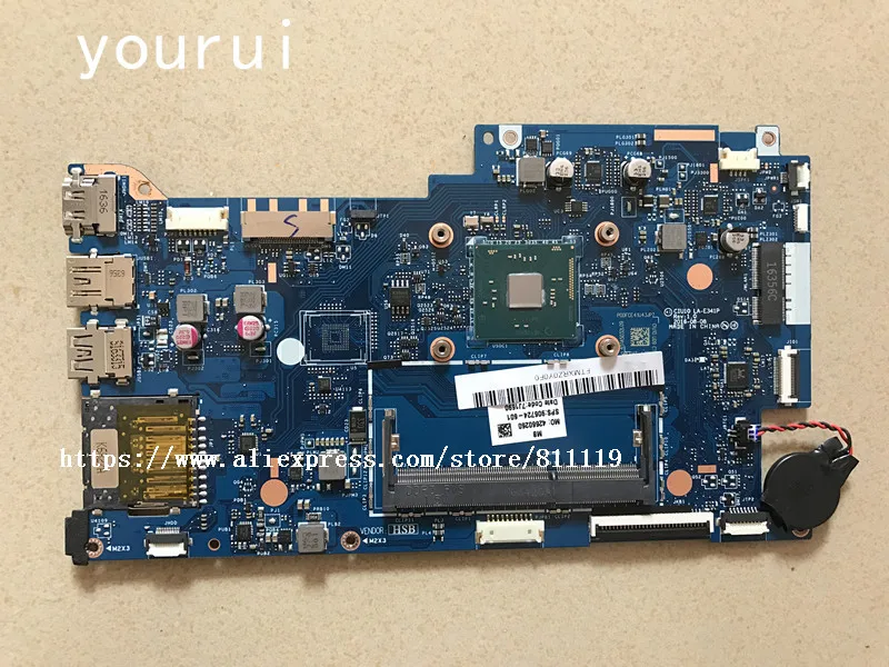 Yourui для материнская плата для HP X360 11-AB 906724-001 906724-501 906724-601 CIU10 LA-E341P N3710 Процессор Тесты все функции, указанные в 100%
Yourui для материнская плата для HP X360 11-AB 906724-001 906724-501 906724-601 CIU10 LA-E341P N3710 Процессор Тесты все функции, указанные в 100%