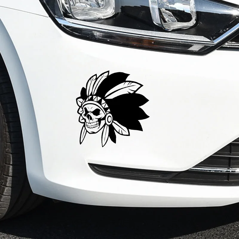QYPF 14.8*15.3CM Interesting Feather Skull Whole Body Graphic Black/Silver Decoration Car Sticker Vinyl C16-0048
QYPF 14.8*15.3CM Interesting Feather Skull Whole Body Graphic Black/Silver Decoration Car Sticker Vinyl C16-0048